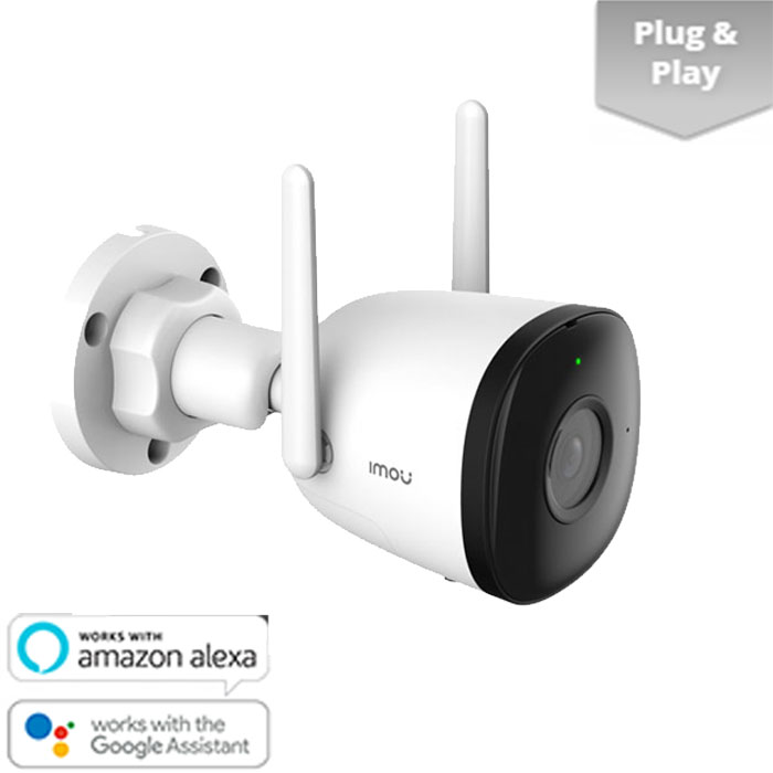 IMOU Bullet 2C 2MP WiFi Outdoor Camera with Built-in Mic and Human Detection- IPC-F22P-D-0360B
