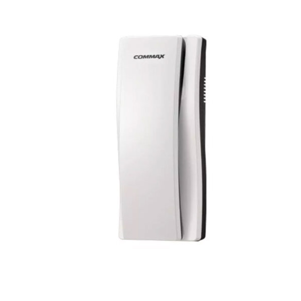 Talk with a visitor door release room unit for commax voice intercom multi-apartment systems. Only compatible with commax voice intercom systems: DR-2um, DR-4UM, DR-6UM, DR-8UM, DR-10AM, DR-12AM talk with visitor and door release.