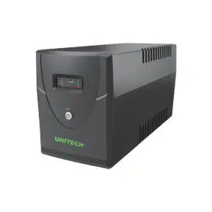 UNiTECH UPS ASG1500VA /900W UPS Power capacity of 1500 VA (volt-  ampere) or 900 watts.