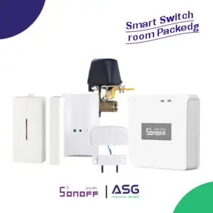 Smart Safety Bundle for Gas and flooding Sensor with 2 Electric Valve