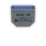 Shelly EM is a Wi-Fi-operated energy meter with contactor control. It allows you to simultaneously monitor the consumption of any home appliances, electric circuits, and office equipment (lights, power lines, security systems, heating, cooling, etc.) in 2 circuits on the same phase or individually. Shelly EM is perfect for measuring solar energy production, monitoring household consumption, and controlling heavier-load appliances.